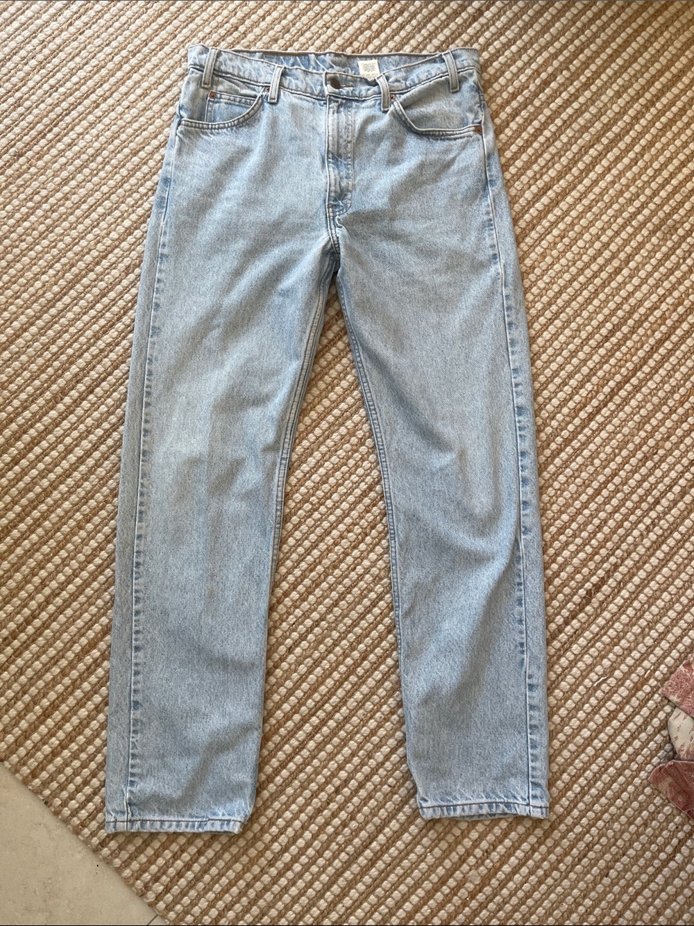 Levi’s Orange Tab 505 Light-wash 1990’s 100% Cotton Denim Jeans 34X32